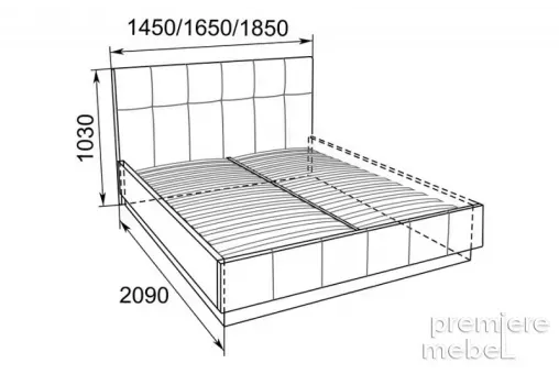 Кровать 1800х2000 - 16639