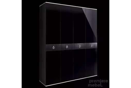 Шкаф 4-х дв. (без зеркал) для платья и белья РМШ2 / 4 (s)