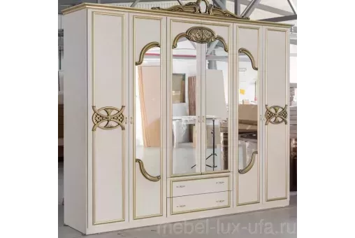Спальня Ольга беж / золото матовый