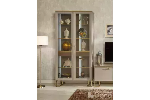 Витрина Palmari P1370 без зеркала на металлических опорах