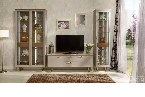 Витрина Palmari P1370 без зеркала на металлических опорах
