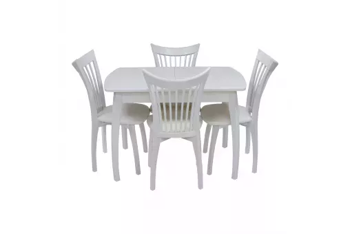 Набор мебели для кухни Leset Шервуд 1Р + Орегон Белый Селена белый