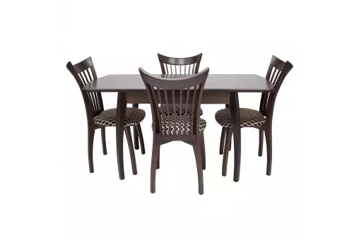 Набор мебели для кухни Leset Шервуд 1Р + Орегон Венге Палермо коричневый