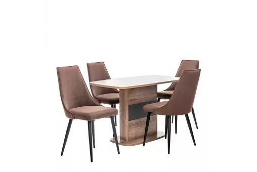 Набор мебели для кухни Leset Мартин + Эби   Vendetta 7 коричневый