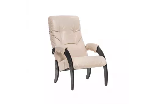 Кресло для отдыха Модель 61 Венге к / з Polaris Beige  Венге Polaris Beige