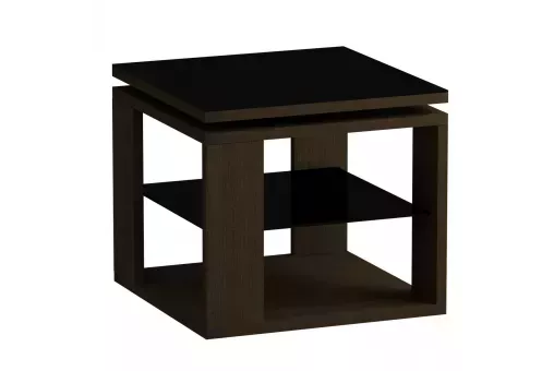 Стол журнальный LS 747 Венге / чёрный