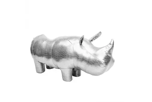 Пуф Leset Носорог МИНИ   Серебристый