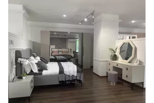 Кровать Стелла 180х200 светло серый камень