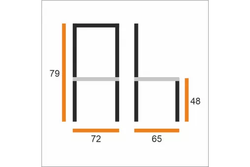 Стул 360 ИЗИ/AL муар.чер/3VELU08 ВС/167
