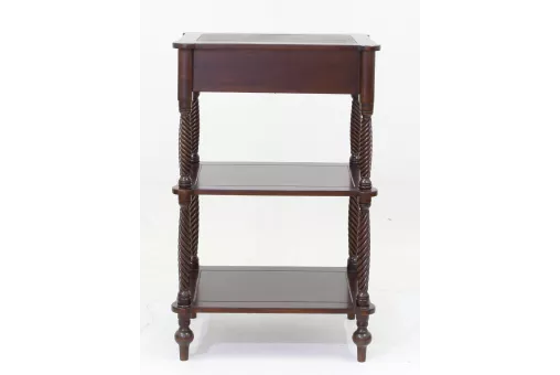 BWN 51 Столик, обит кожей зелёного цвета