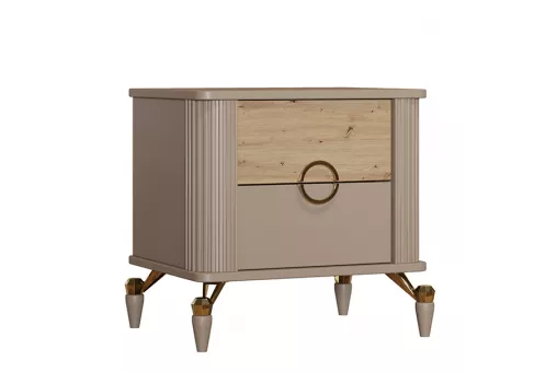Тумба Мадрид прикроватная (Бежевый)