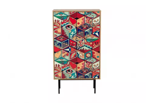 Шкаф 2-дверный Boho Color