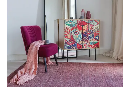 Шкаф Boho Color низкий
