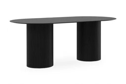 Стол обеденный овальный Mono Stripe 200х100