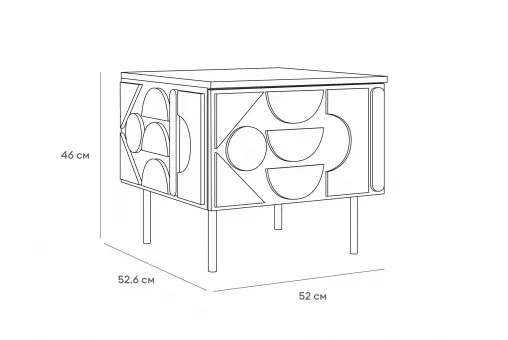 Тумба прикроватная Milton