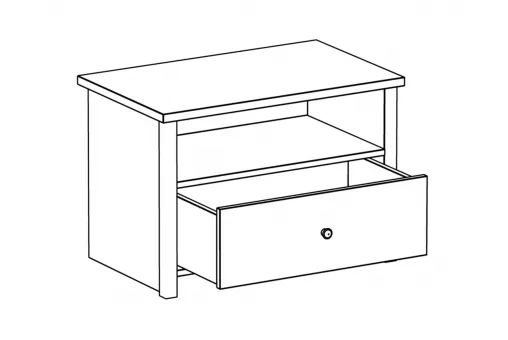 Тумба с ящиком Village