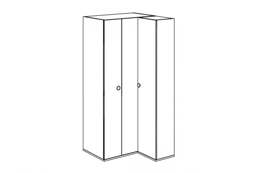 Шкаф Yummy угловой