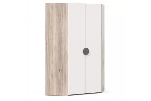 Нео Шкаф угловой 45 гр (Дуб Маувелла PR/Белый)