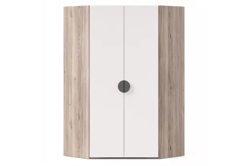 Нео Шкаф угловой 45 гр (Дуб Маувелла PR/Белый)