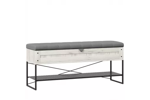 Сидней Скамья 1190 (Дуб Крафт белый/Серый)