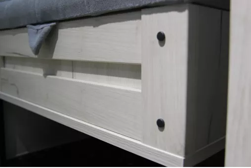 Сидней Скамья 1190 (Дуб Крафт белый/Серый)