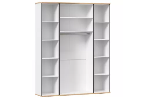 Урбан Шкаф четырехстворчатый (Белый/Дуб золотой)