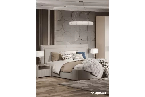 Кровать Афина 1,8 (Твид Бежевый) Кровать Афина 1,8 (Твид Бежевый)