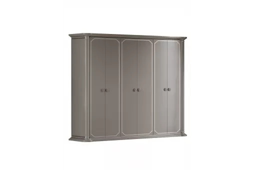 Шкаф Мария 6дв. (Платина серая)