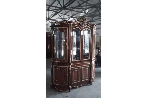 Витрина Джоконда 4дв. (Темный орех)