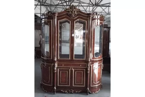 Витрина Джоконда 4дв. (Темный орех)