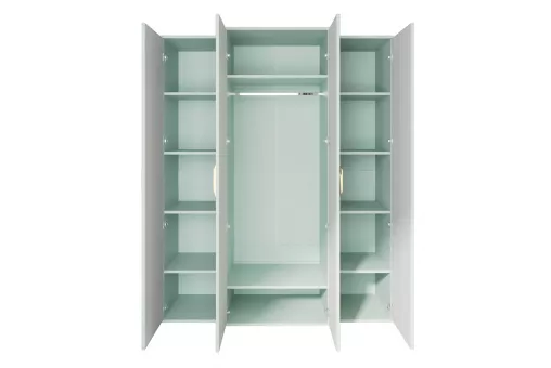 Шкаф Замира 4-дверный оливковый