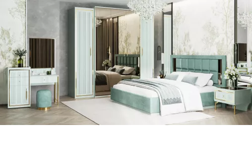 Спальня Замира 4-ств оливковый