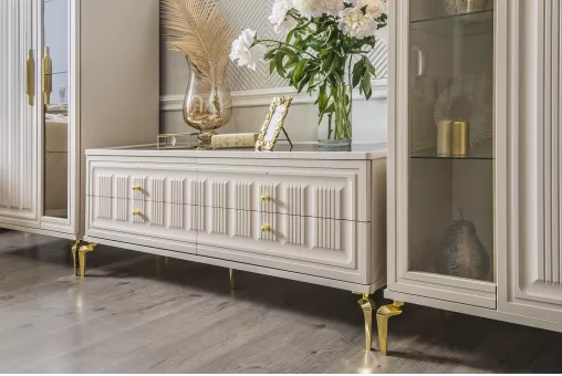 Тумба ТВ Замира бежевый