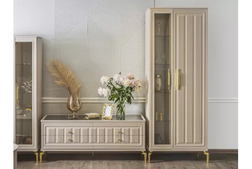 Тумба ТВ Замира бежевый