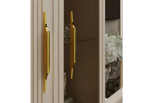 Витрина Замира 2-ств высокая бежевый