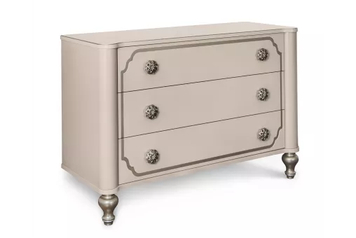 Комод Лали 3 ящика бежевый