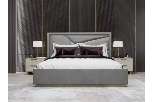 Спальня Лейла 6-дверная ярко серый