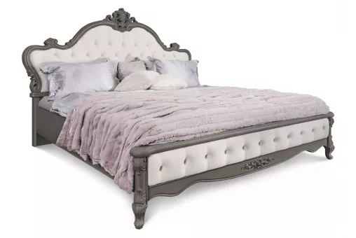 Кровать Мишель Лайт 160х200 см серый