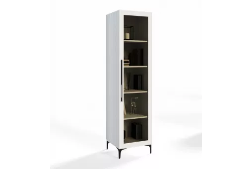 Витрина Стелла 1-ств белый