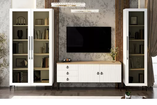 Гостиная Стелла белая