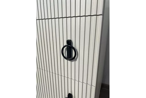 Комод Стелла 3 ящика ярко серый