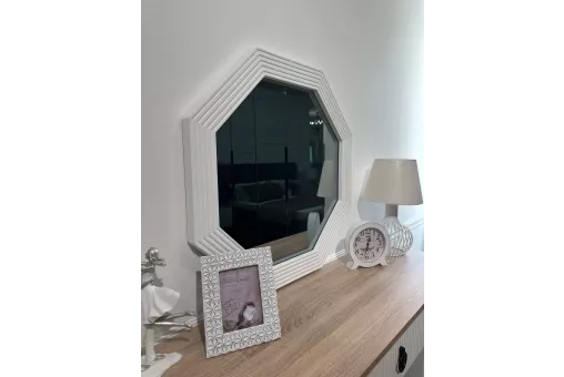 Зеркало Стелла белый