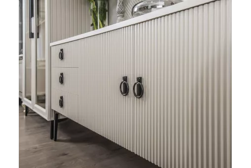 Тумба Стелла ярко серый