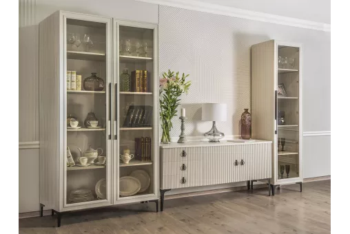 Тумба Стелла ярко серый