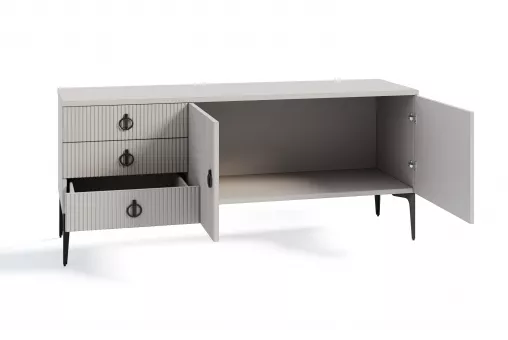 Тумба Стелла ярко серый