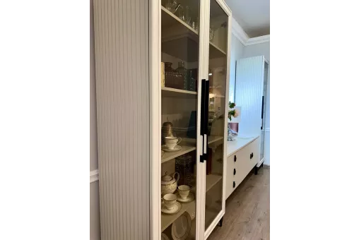 Витрина Стелла 2-ств ярко серый