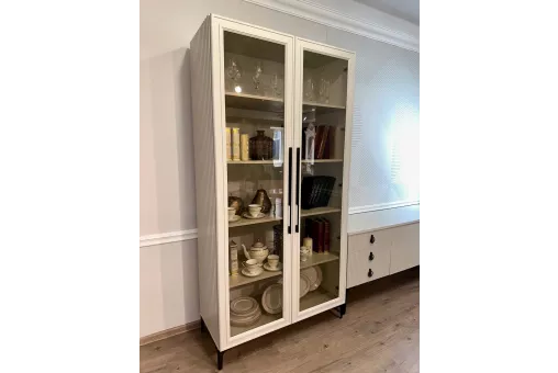 Витрина Стелла 2-ств ярко серый