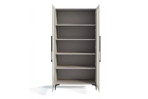 Витрина Стелла 2-ств ярко серый