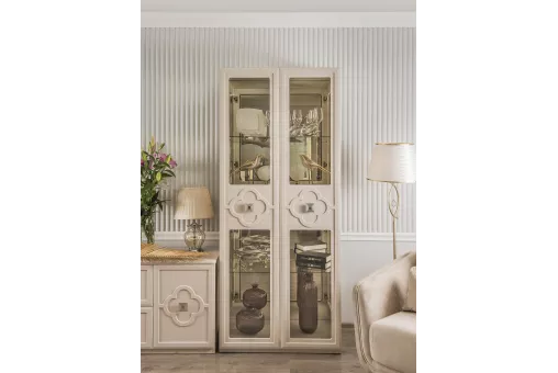 Витрина Фелисия 2-ств бежевый
