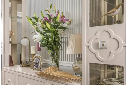 Витрина Фелисия 1-ств бежевый